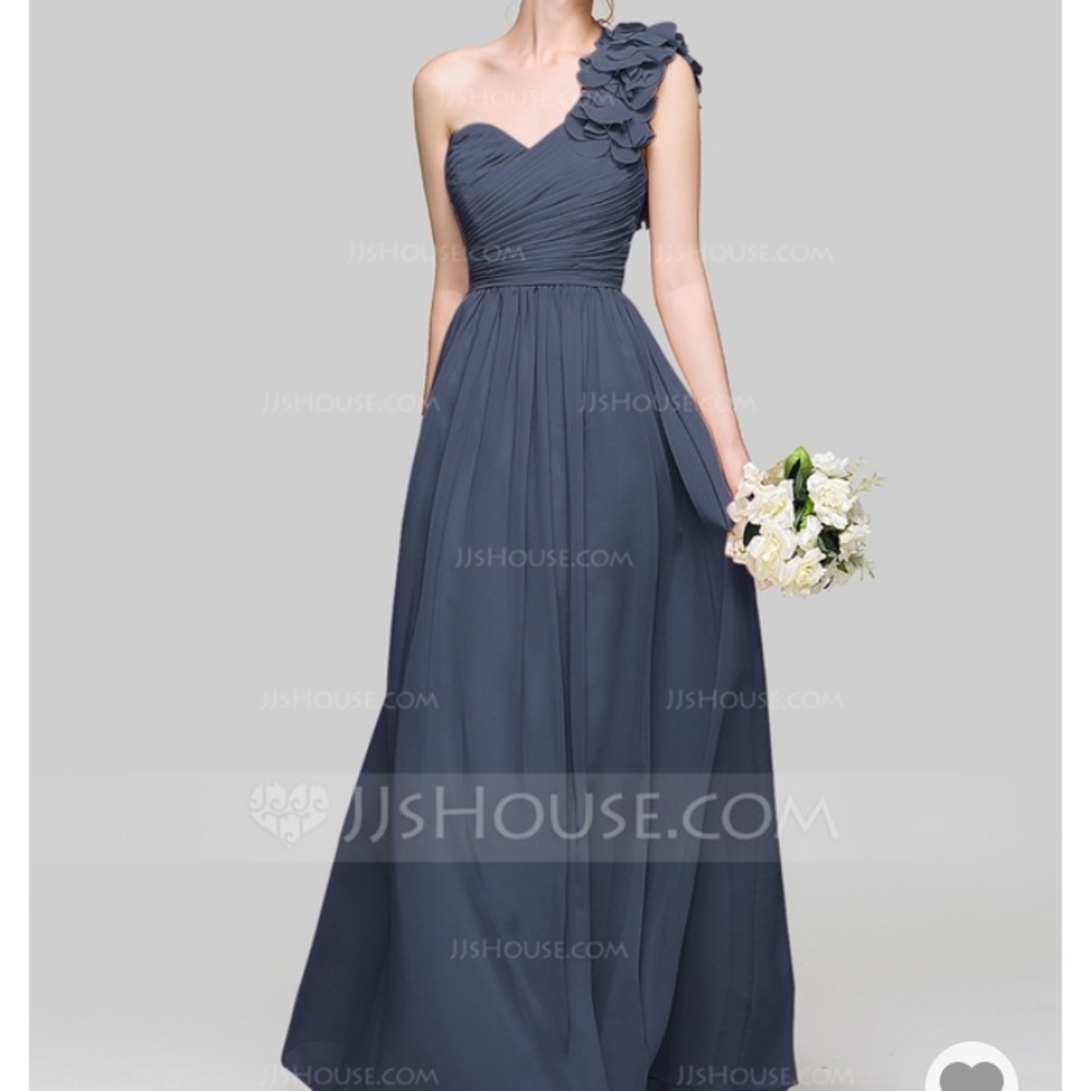 Bridesmaid Dress. Stormy Blue. Size 4.